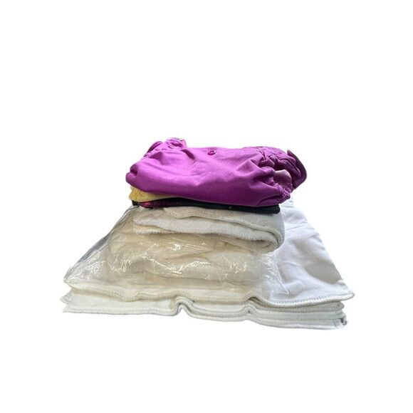 2 Flip & Rebel Bottom Cloth Diapers Bundle 4 Reuasble Cloth Diaper Liners - Picture 8 of 8